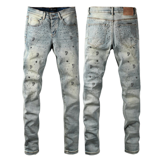 PURPLE Fashion Jeans 9127