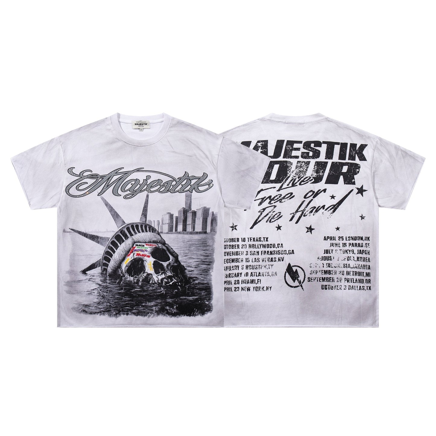 MAJESTIK Tour-Style Back Print T-Shirt ¡ª hero