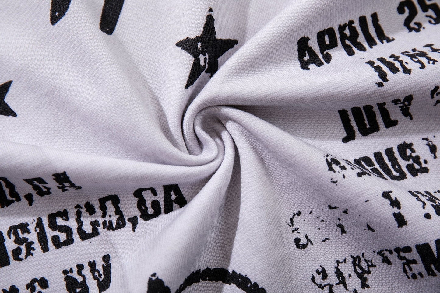 MAJESTIK Tour-Style Back Print T-Shirt ¡ª fabric_closeup