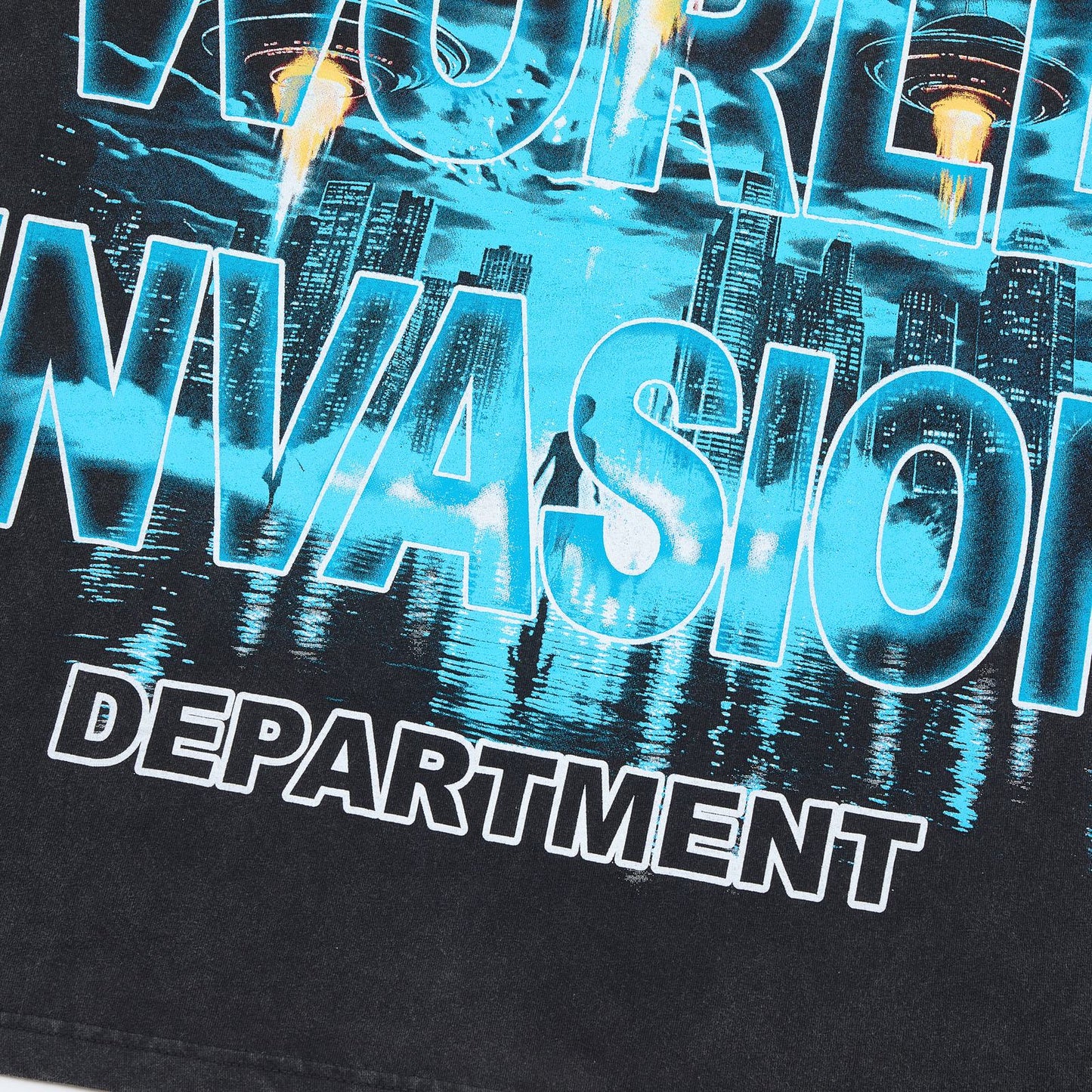 MAJESTIK UFO City Graphic Short-Sleeve T-Shirt ¡ª detail