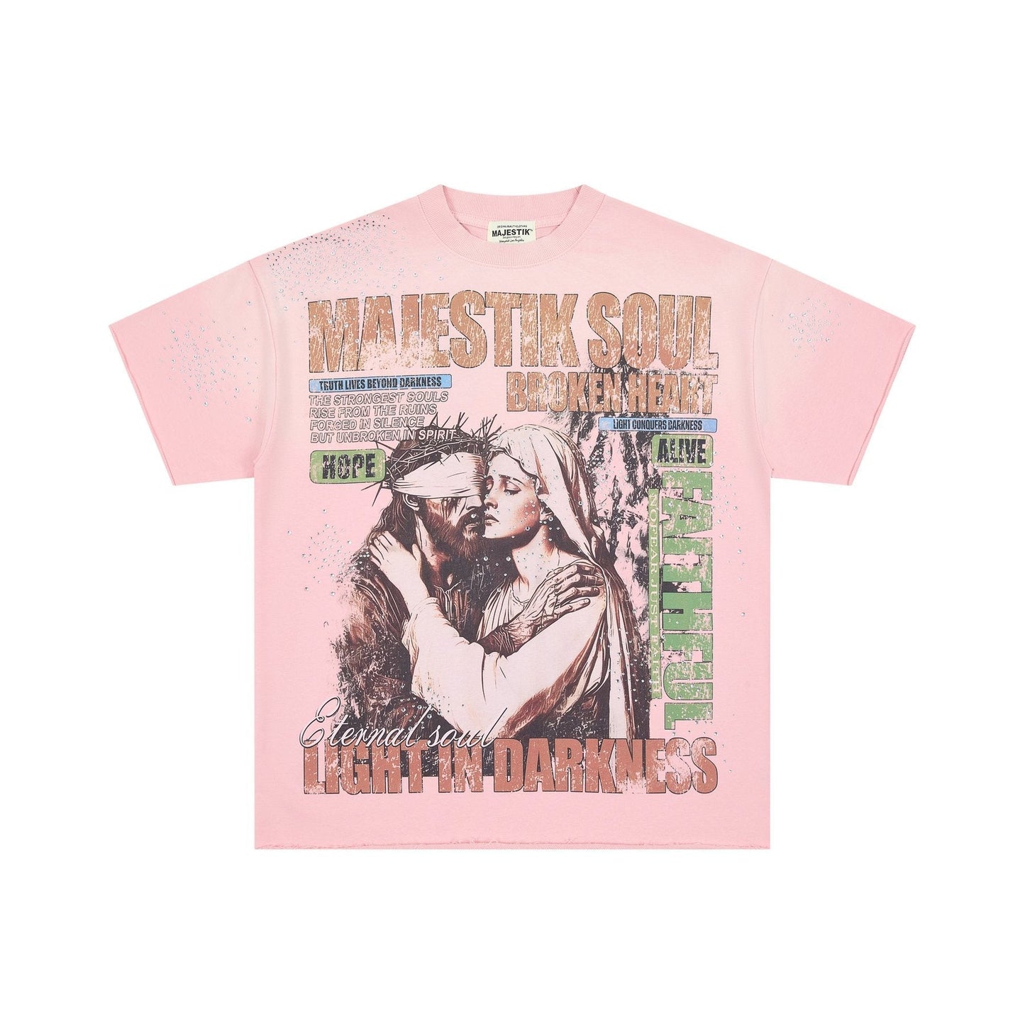 MAJESTIK Soul Graphic Short-Sleeve T-Shirt ¡ª front