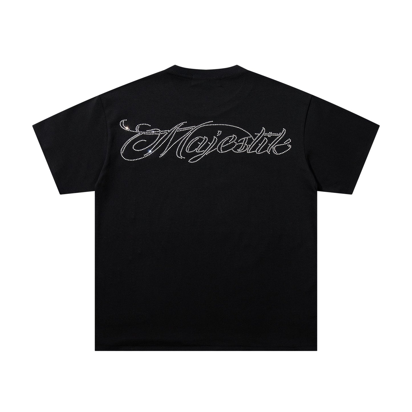 MAJESTIK Alien Rhinestone Graphic T-Shirt ¡ª back
