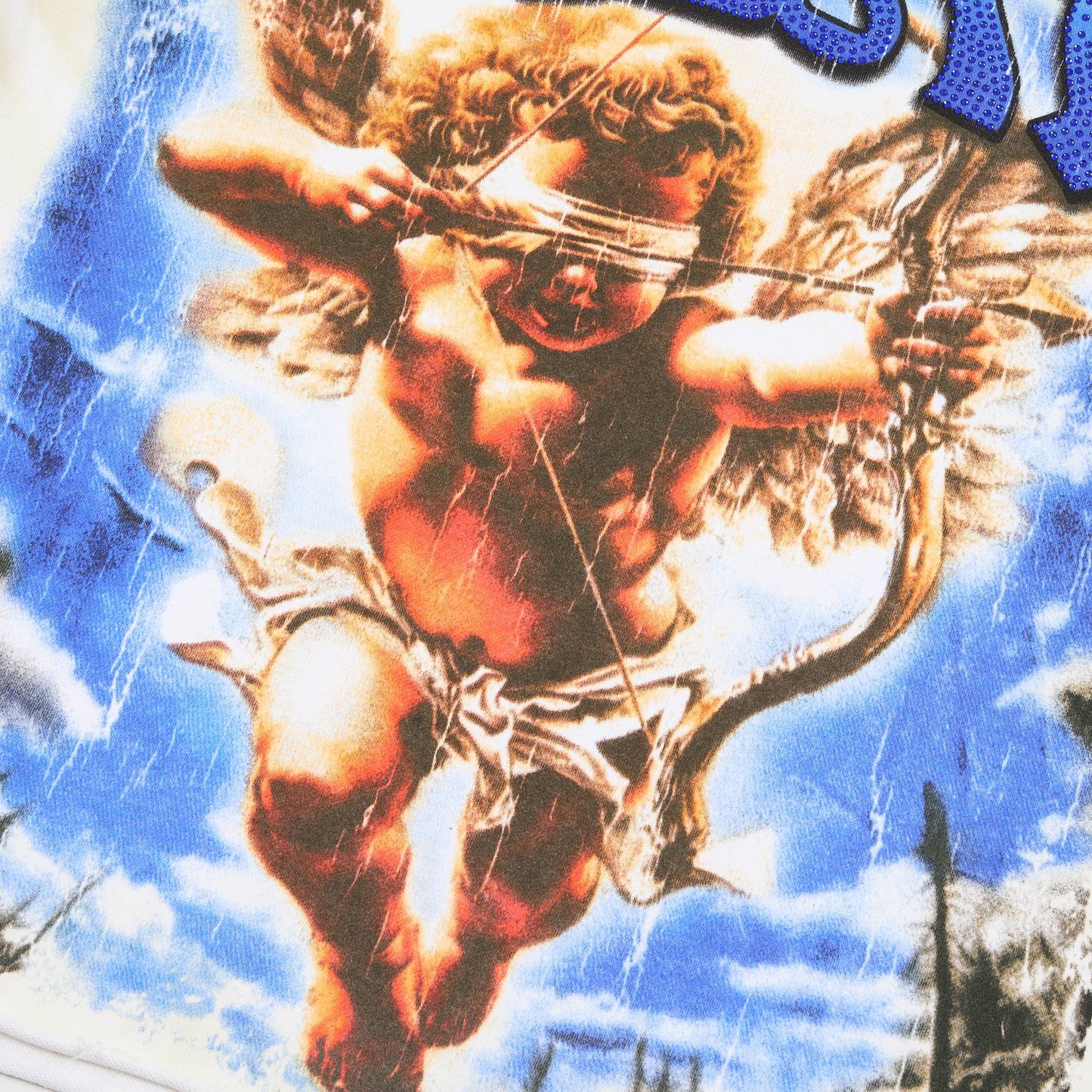 MAJESTIK Baby Angel Cherub Graphic T-Shirt ¡ª detail