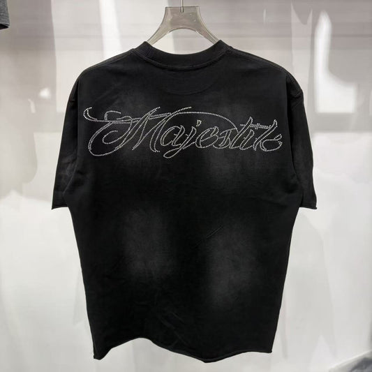 MAJESTIK Script Graphic Short-Sleeve T-Shirt ¡ª hero