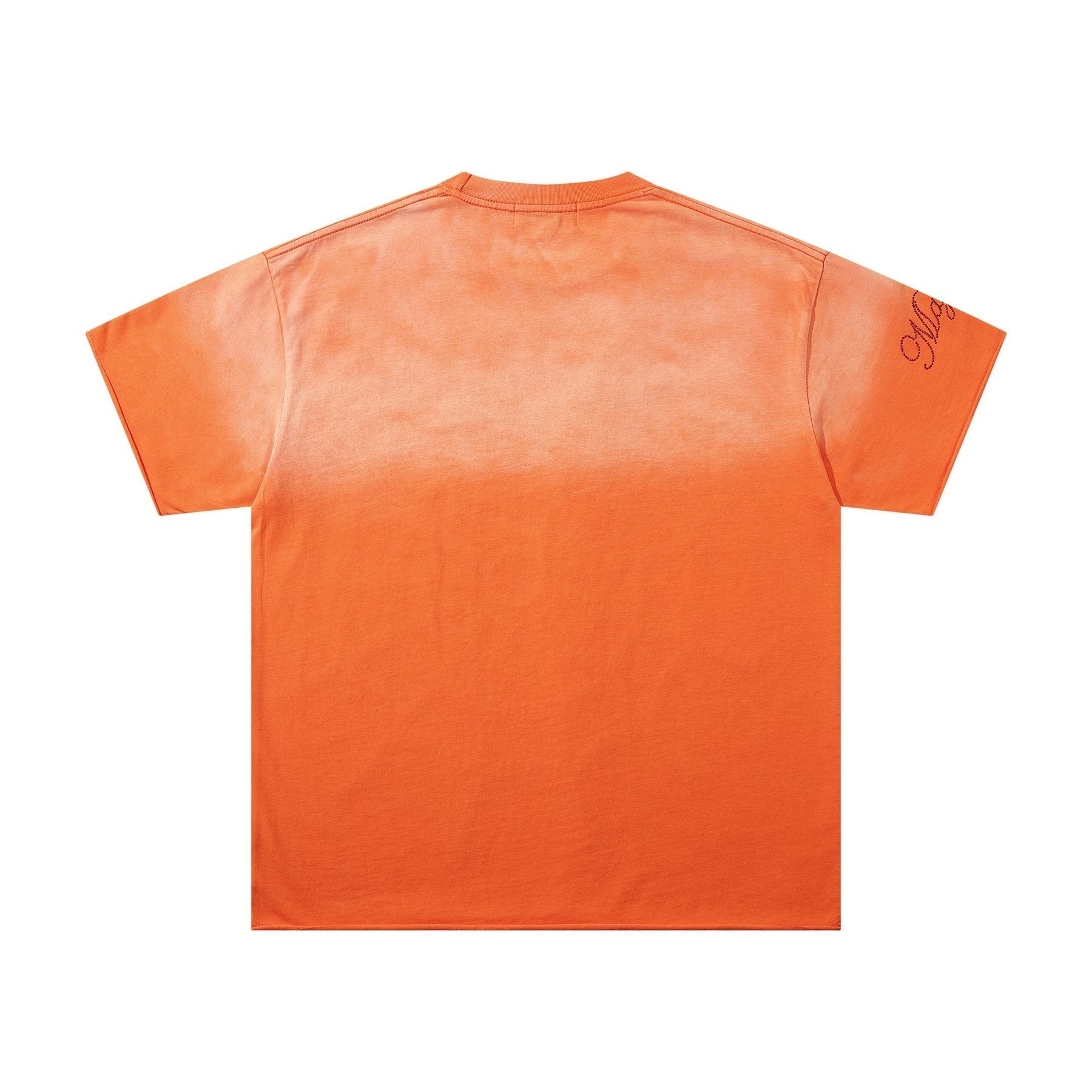 MAJESTIK Rhinestone Spiderweb Graphic T-Shirt ¡ª back